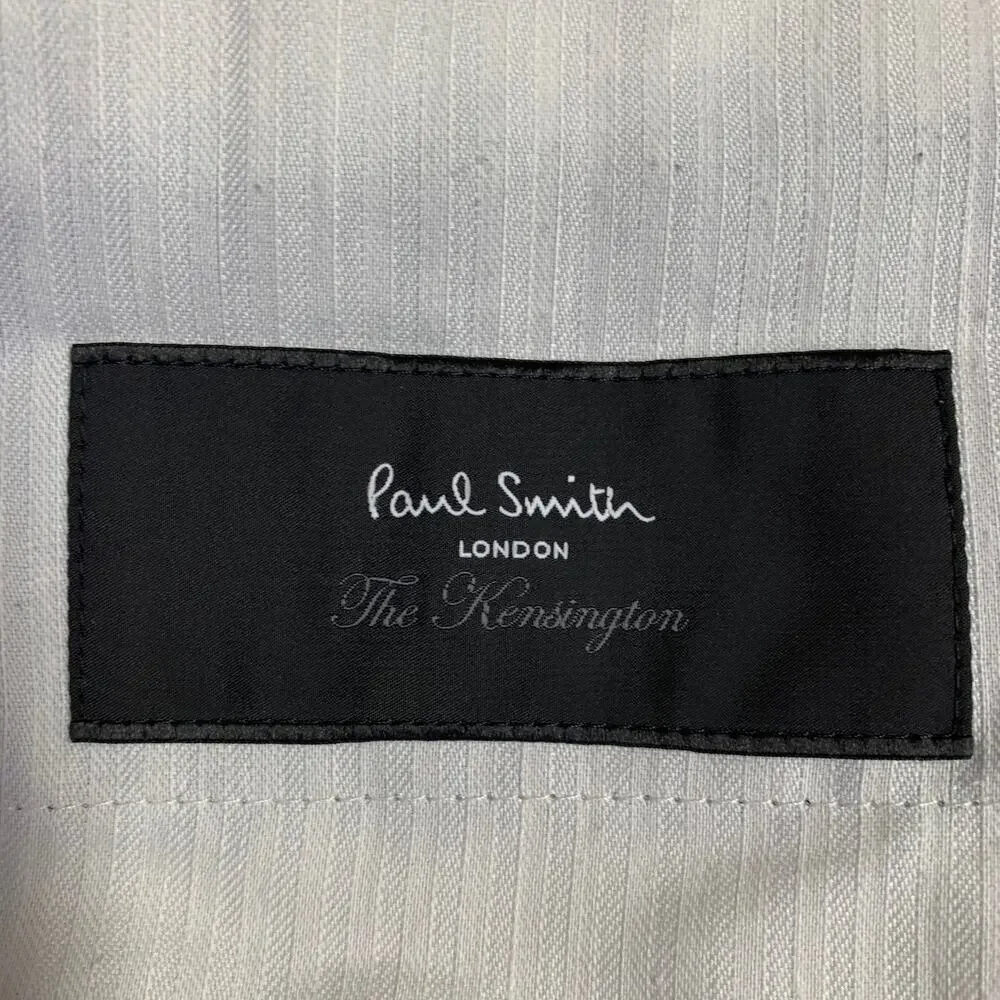 PAUL SMITH Size 46 The Kensington Regular Grey Wool Slim Fit Notch Lapel Suit